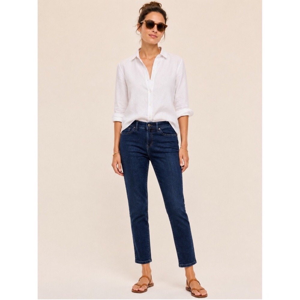 🌼Banana Republic High-Rise Legging Skinny Jean 29/S Minimalist Dark Wash Denim